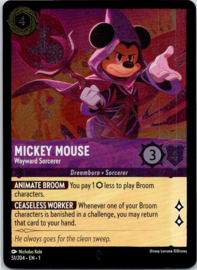 Mickey Mouse - Wayward Sorcerer - 1TFC-51/204 - Foil