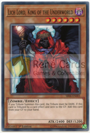 Lich Lord, King of the Underworld - 1st Edition - SR06-EN005