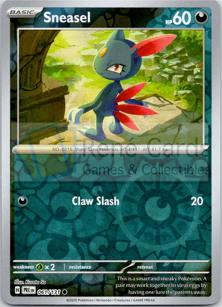 Sneasel - PRE  - 061/131 - Reverse