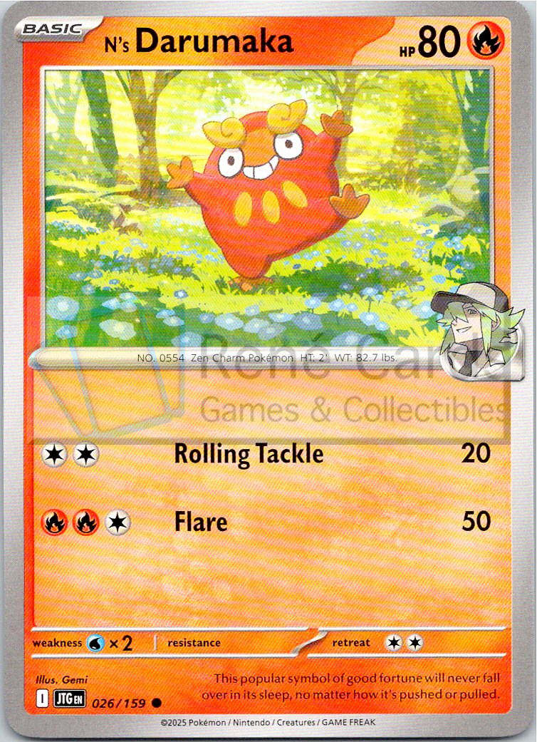 N's Darumaka - JTG  - 026/159