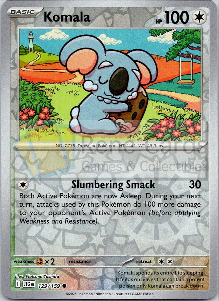 Komala - JTG  - 129/159 - Reverse