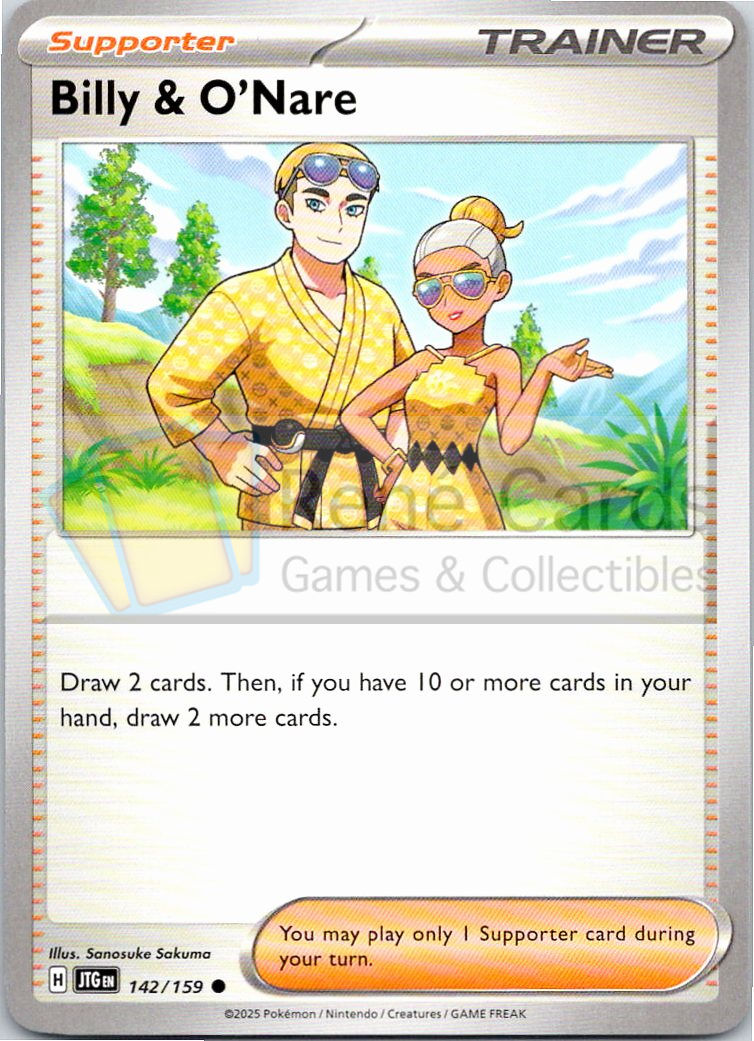 Billy and O'Nare - JTG  - 142/159