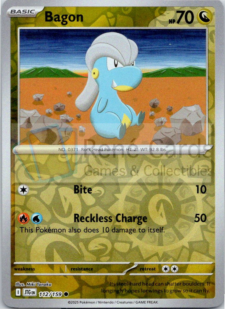 Bagon - JTG  - 112/159 - Reverse
