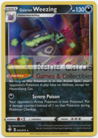 Galarian Weezing - Shining Fates - 042/072
