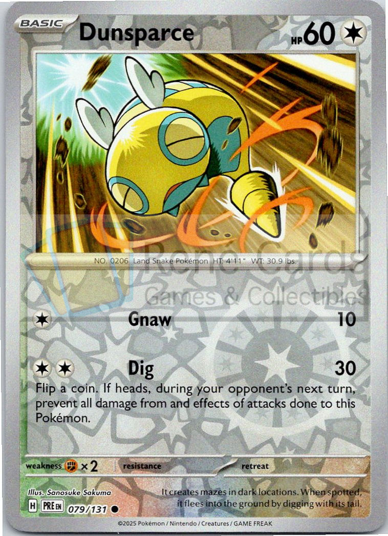 Dunsparce - PRE  - 079/131 - Reverse