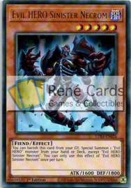 Evil HERO Sinister Necrom - 1st. Edition - LDS3-EN026 - Gold