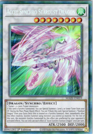 Accel Synchro Stardust Dragon - 1st. Edition - MAZE-EN019 - CR