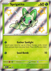 Sprigatito - SVP 076 - Paldean Fates Meowscarada ex Premium Collection