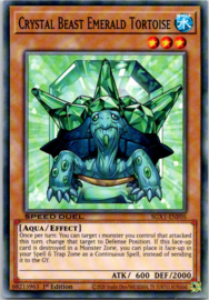 Crystal Beast Emerald Tortoise - 1st Edition - SGX1-ENF05