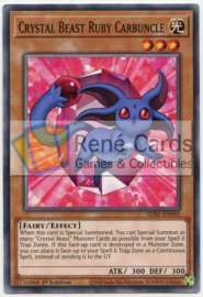 Crystal Beast Ruby Carbuncle - 1st. Edition - LDS1-EN092