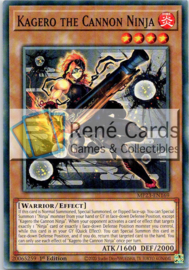 Kagero the Cannon Ninja - 1st. Edition - MP23-EN169