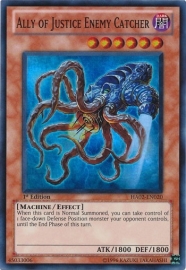 Ally of Justice Enemy Catcher - 1st Edition - HA02-EN020