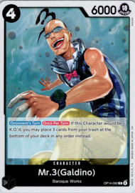 Mr.3 (Galdino) - OP14-092 - The Azure Sea's Seven - Foil