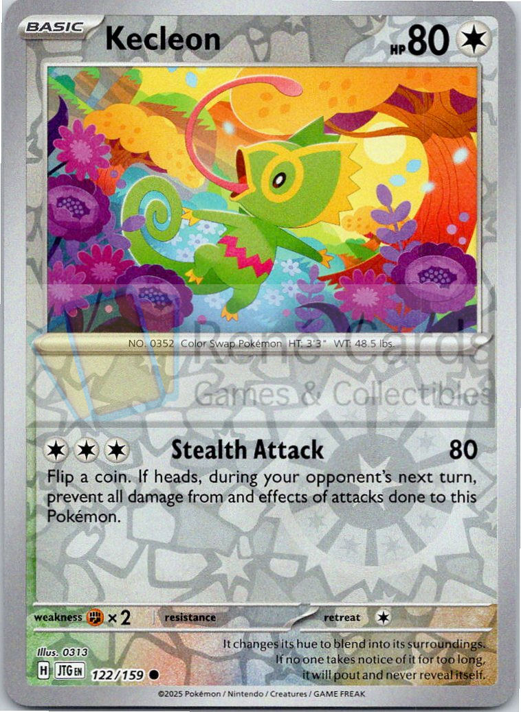 Kecleon - JTG  - 122/159 - Reverse