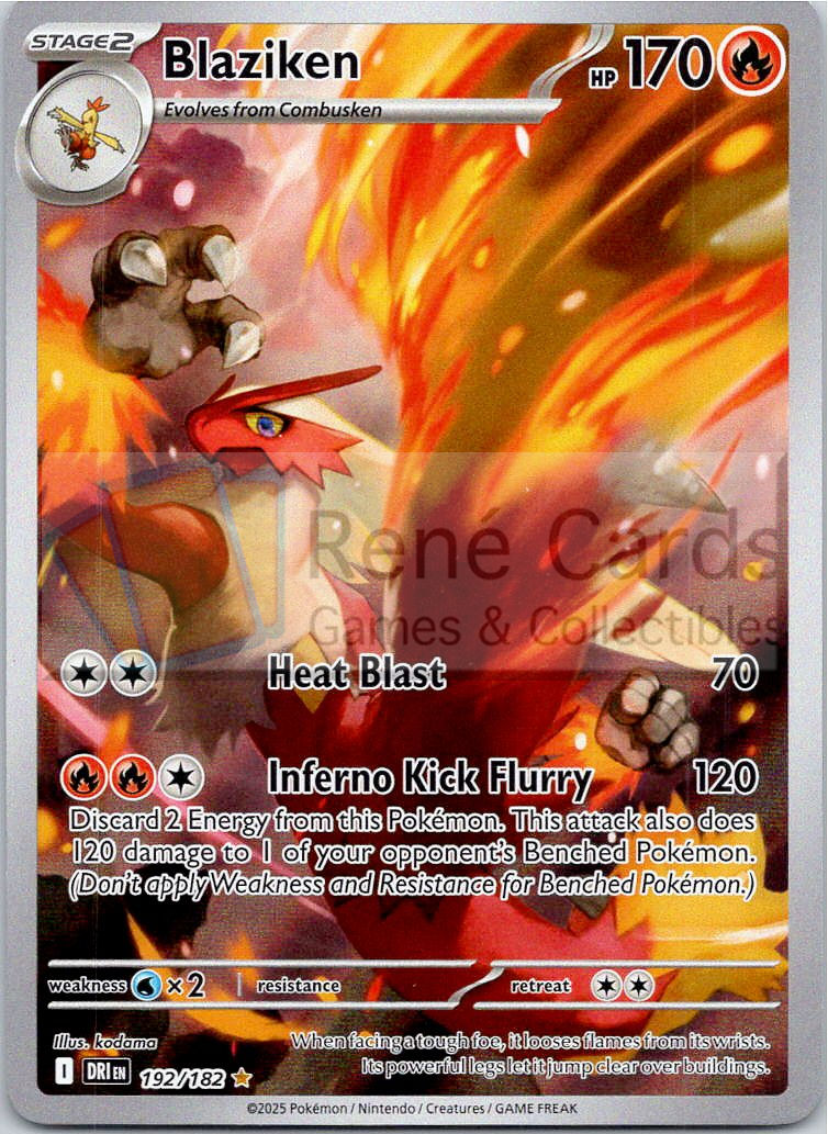 Blaziken - DRI  - 192/182