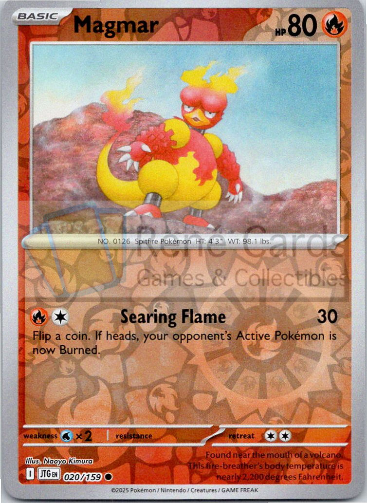 Magmar - JTG  - 020/159 - Reverse