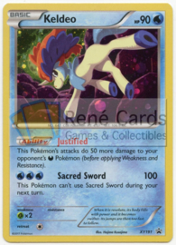 Keldeo - XY191 - Promo - Volcanion Mythical Collection