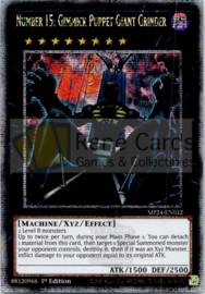 Number 15: Gimmick Puppet Giant Grinder - 1st. Edition - MP24-EN032