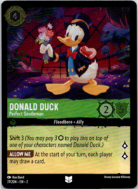 Donald Duck - Perfect Gentleman - 2ROF-77/204 - Foil