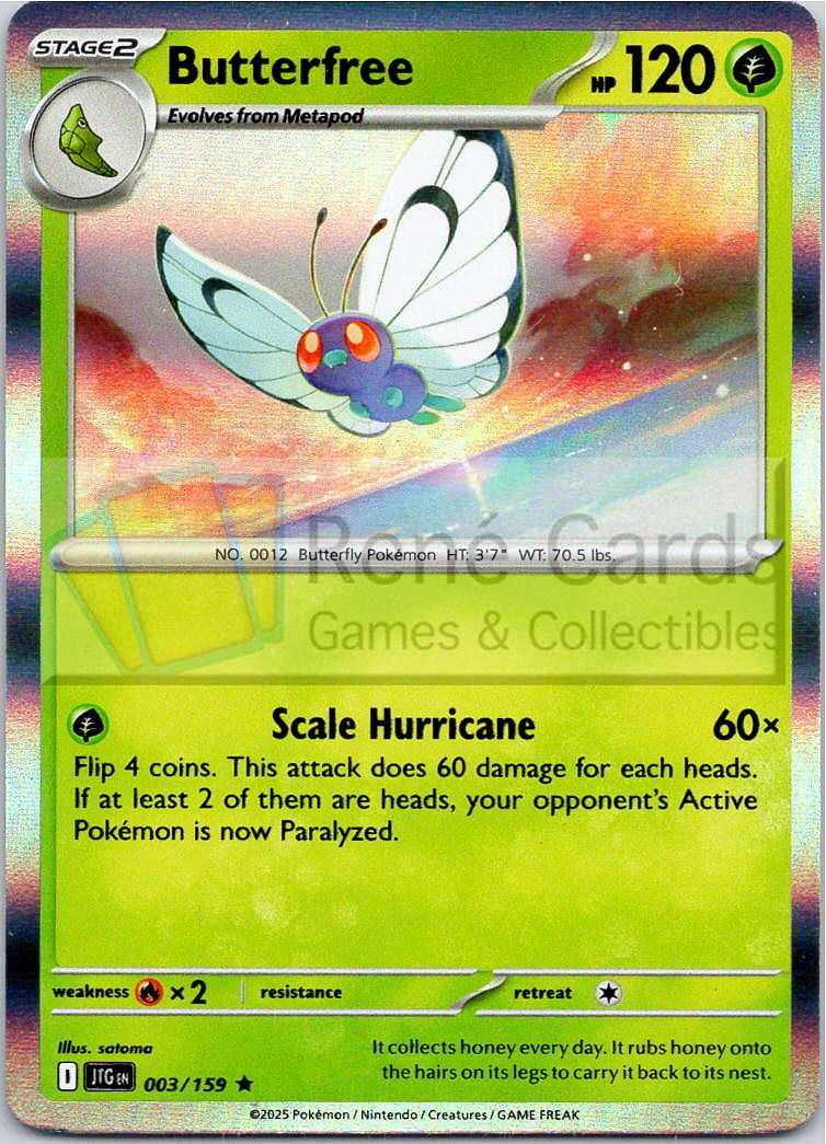 Butterfree - JTG  - 003/159