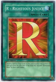 R - Righteous Justice - 1st. Edition - EOJ-EN040