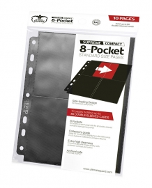 Ultimate Guard 8-Pocket Compact Pages Side-Loading Black