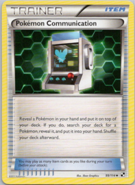 Pokémon Communication  - B&W - 99/114