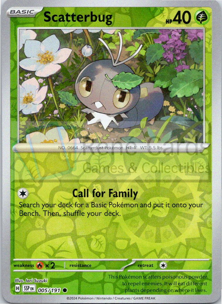 Scatterbug - SSP  - 005/191 - Reverse