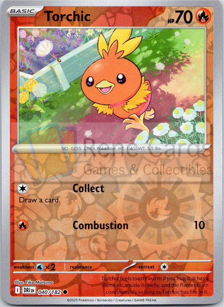 Torchic - DRI  - 040/182 - Reverse
