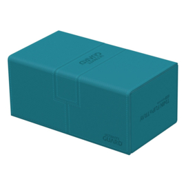 Twin Flip n Tray Deck Case 200+ Standard Size Xenoskin Petrol MonoColor
