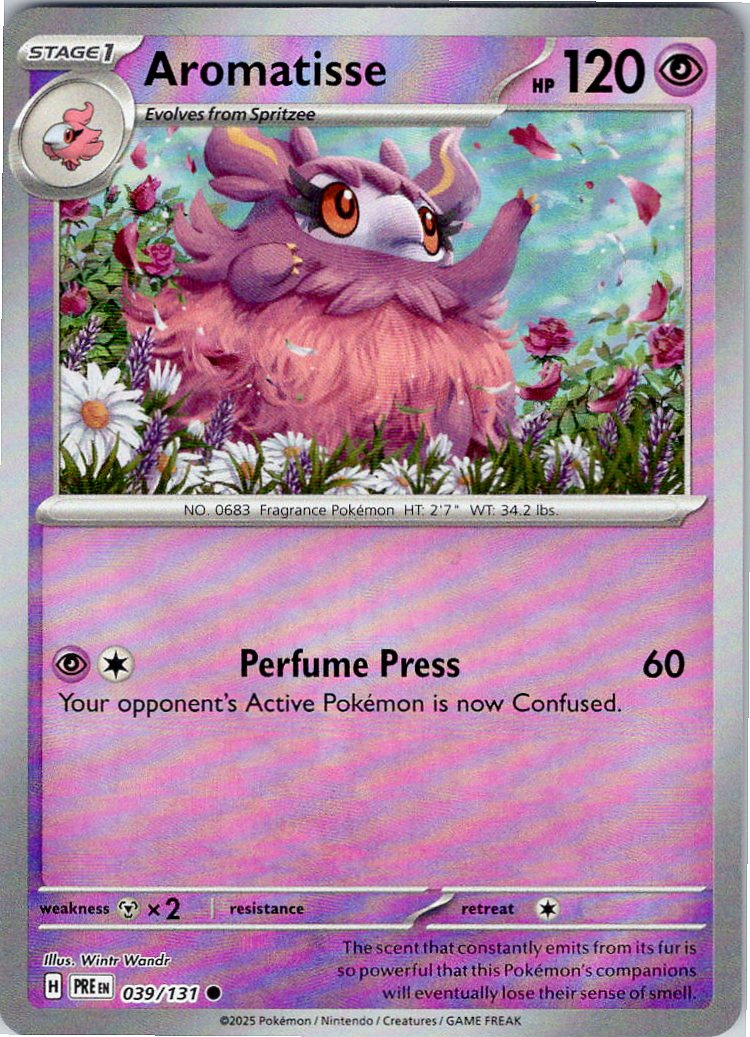 Aromatisse - PRE  - 039/131 - Reverse - Master Ball