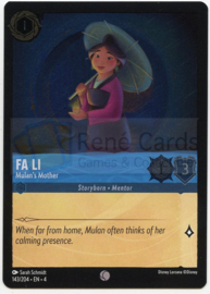 Fa Li - Mulan's Mother - 4URS-143/204 - Foil