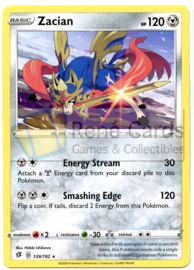 Zacian - S&S Rebel Clash - 139/192 - Reverse