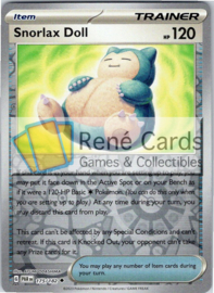 Snorlax Doll - PAR - 175/182 - Reverse