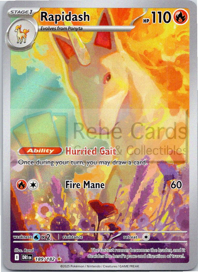 Rapidash - DRI  - 189/182