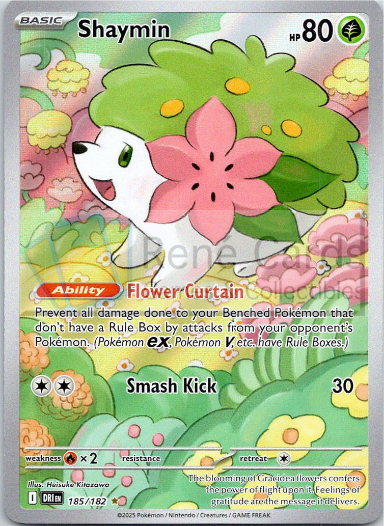 Shaymin - DRI  - 185/182