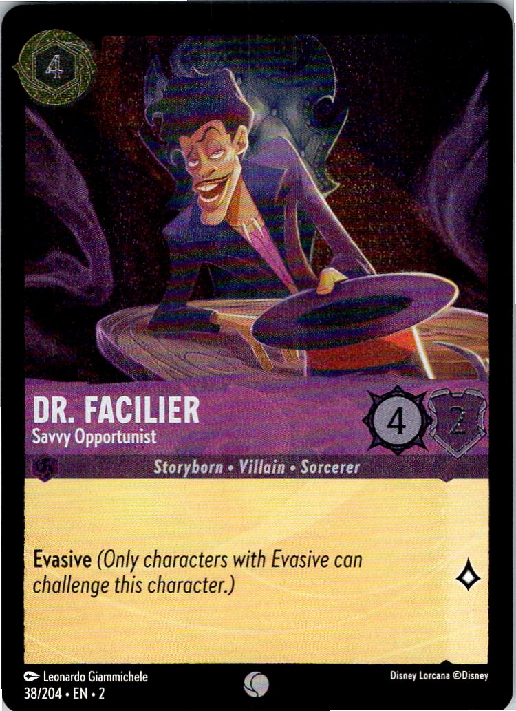 Dr. Facilier - Savvy Opportunist - 2ROF-38/204 - Foil