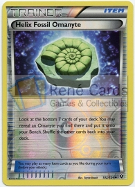Helix Fossil Omanyte - XY FaCo 102/124 - Reverse