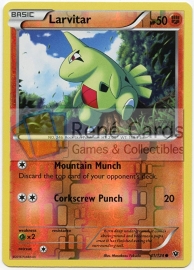 Larvitar - XY FaCo 41/124 - Reverse