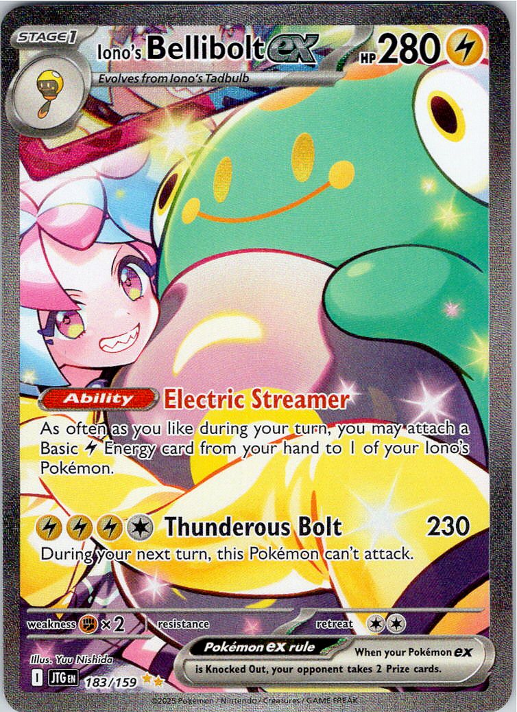 Iono's Bellibolt EX - JTG  - 183/159