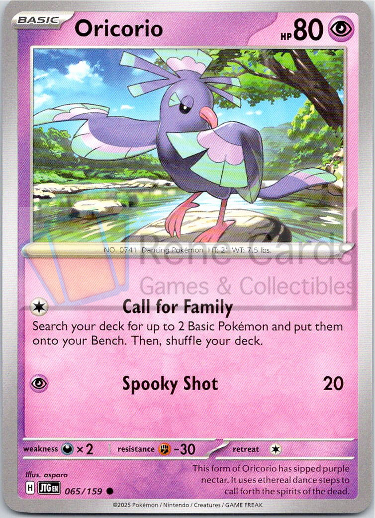 Oricorio - JTG  - 065/159