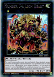 Number 54: Lion Heart - 1st Edition - BLC1-EN037