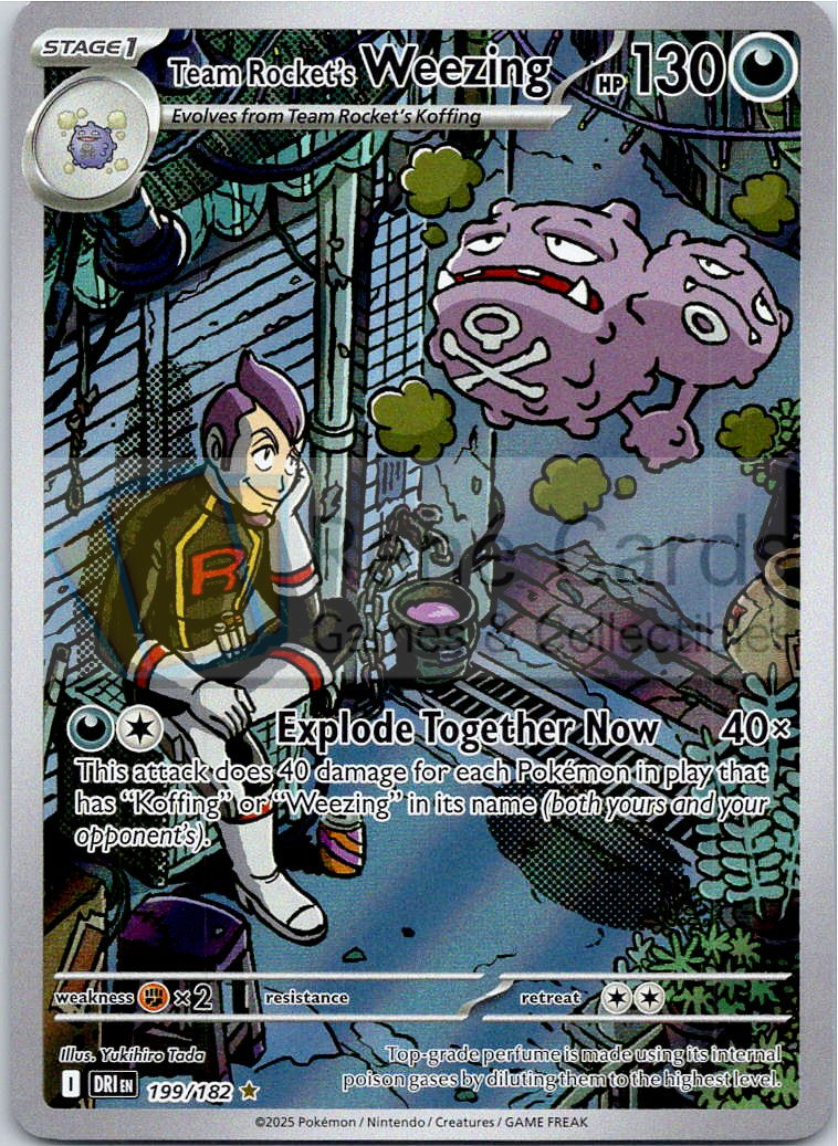 Team Rocket's Weezing - DRI  - 199/182