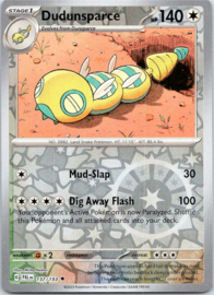 Dudunsparce - PAL - 157/193 - Reverse