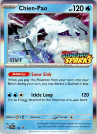 Chien-Pao [Staff] - SVP 152 - Surging Sparks Prerelease staff promo