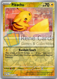 Pikachu - TEF - 051/162 - Reverse