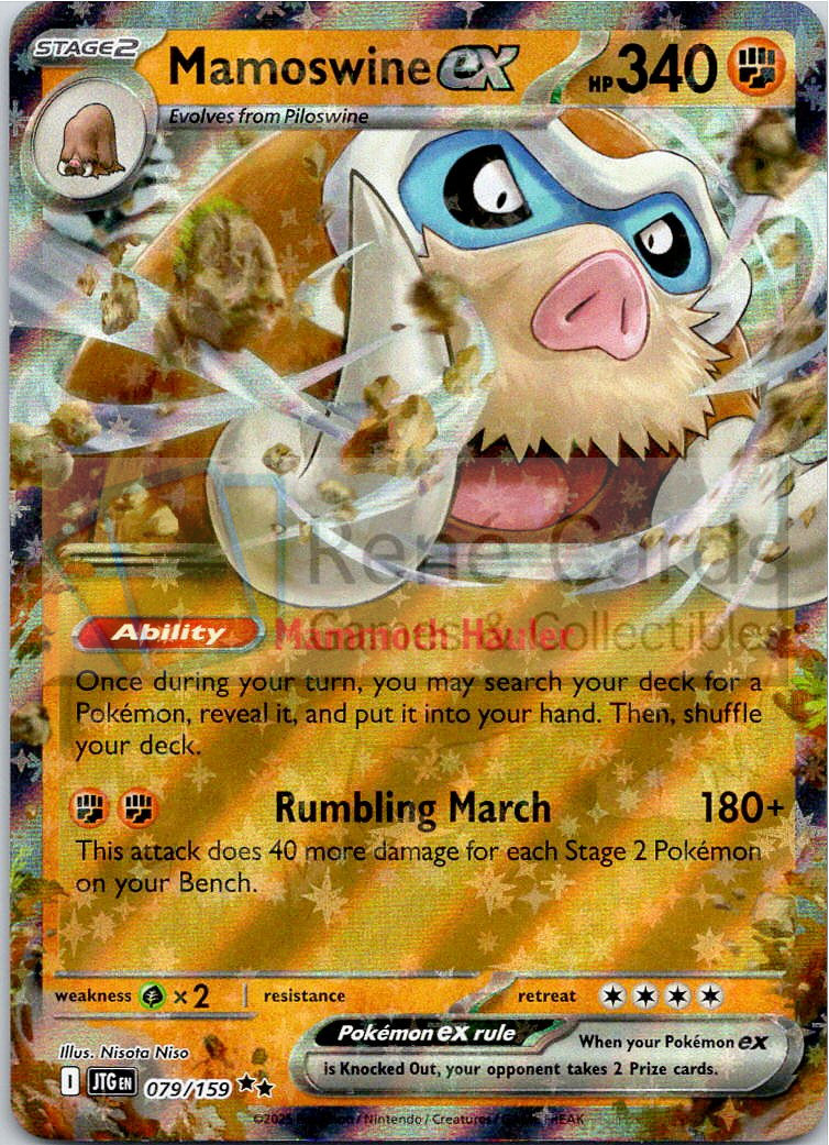 Mamoswine EX - JTG  - 079/159