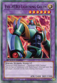 Evil HERO Lightning Golem - 1st Edition - SGX3-ENA25