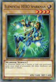 Elemental HERO Sparkman - 1st Edition - SGX3-ENA05