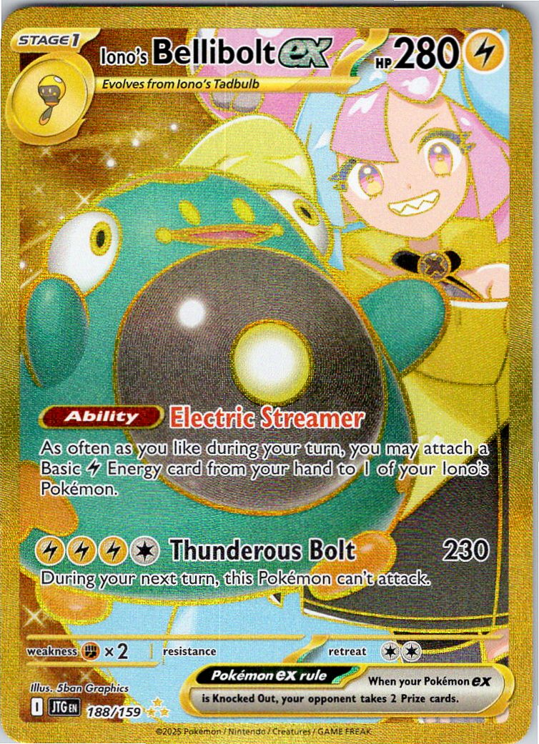 Iono's Bellibolt EX - JTG  - 188/159